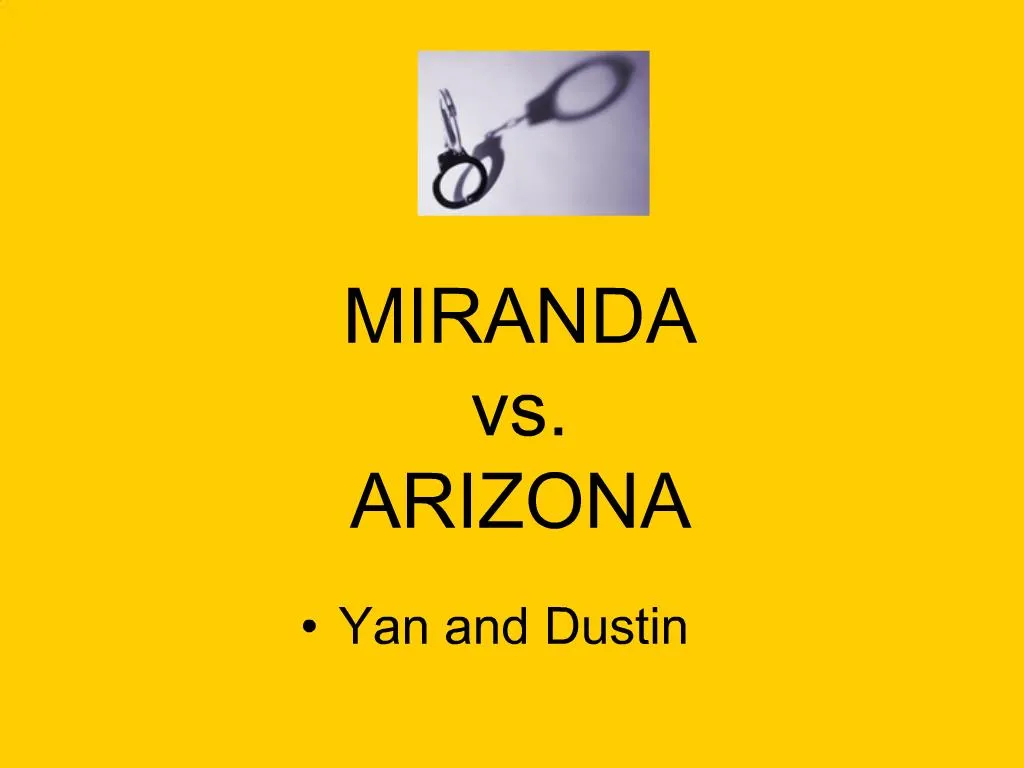 miranda v arizona impact on society