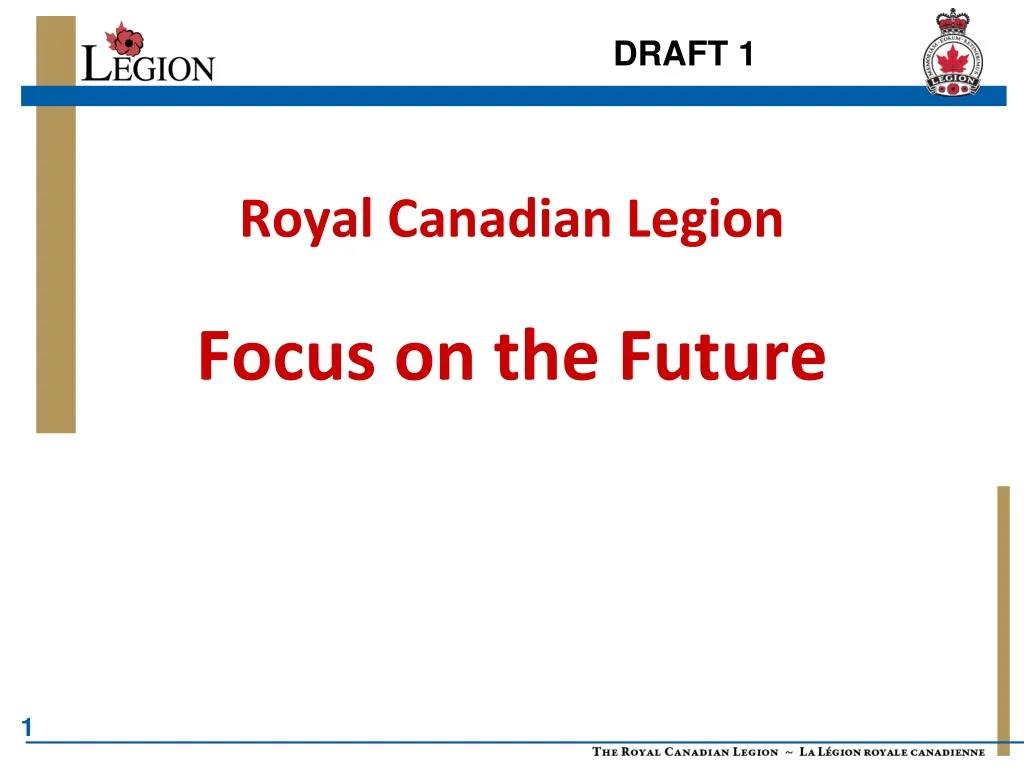 royal canadian legion focus on the future n.