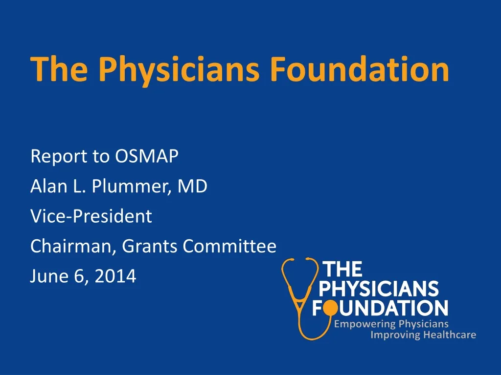 the physicians foundation n.
