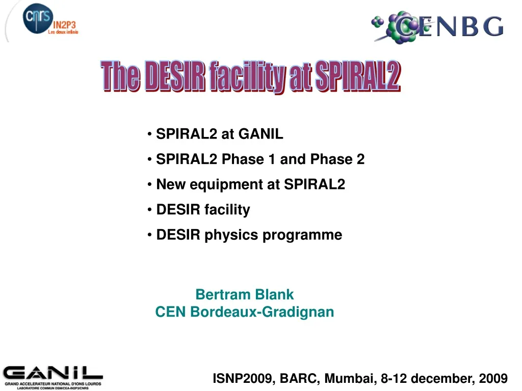 the desir facility at spiral2 n.