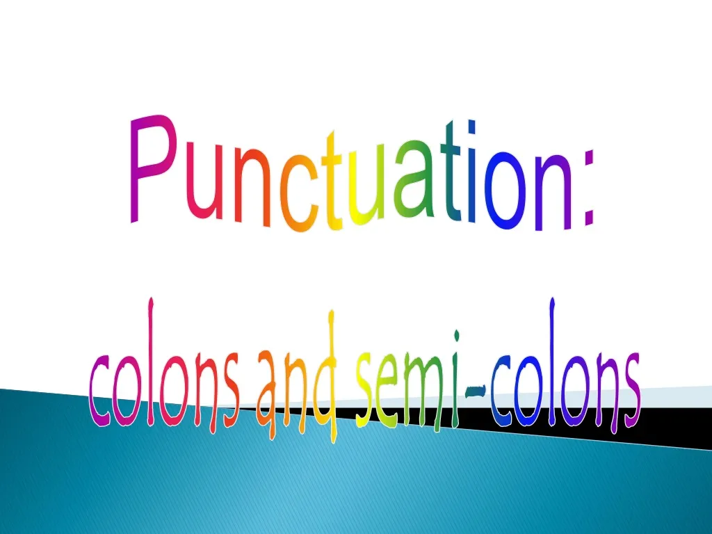punctuation n.