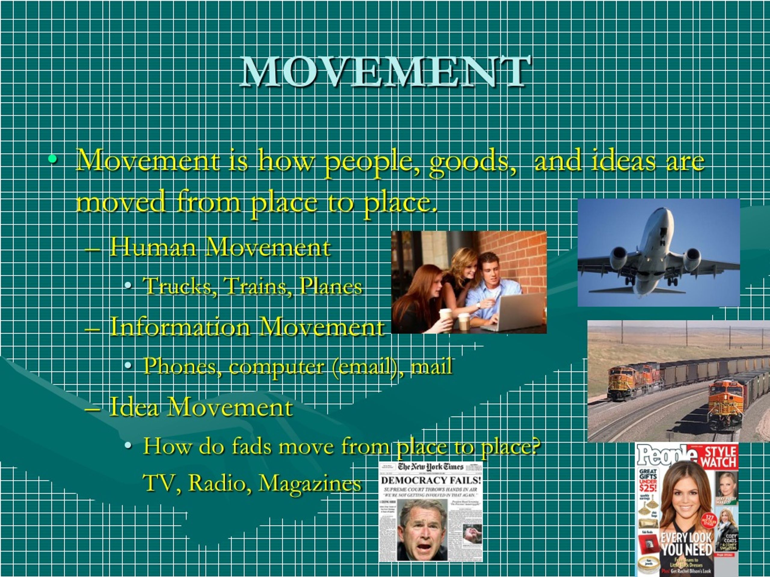 Define Movement In Geography