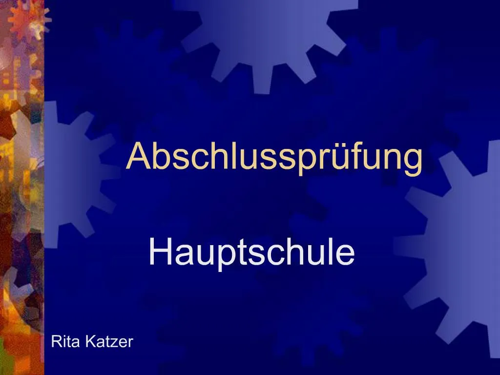 PPT - Abschlusspr Fung PowerPoint Presentation, Free Download - ID:461784