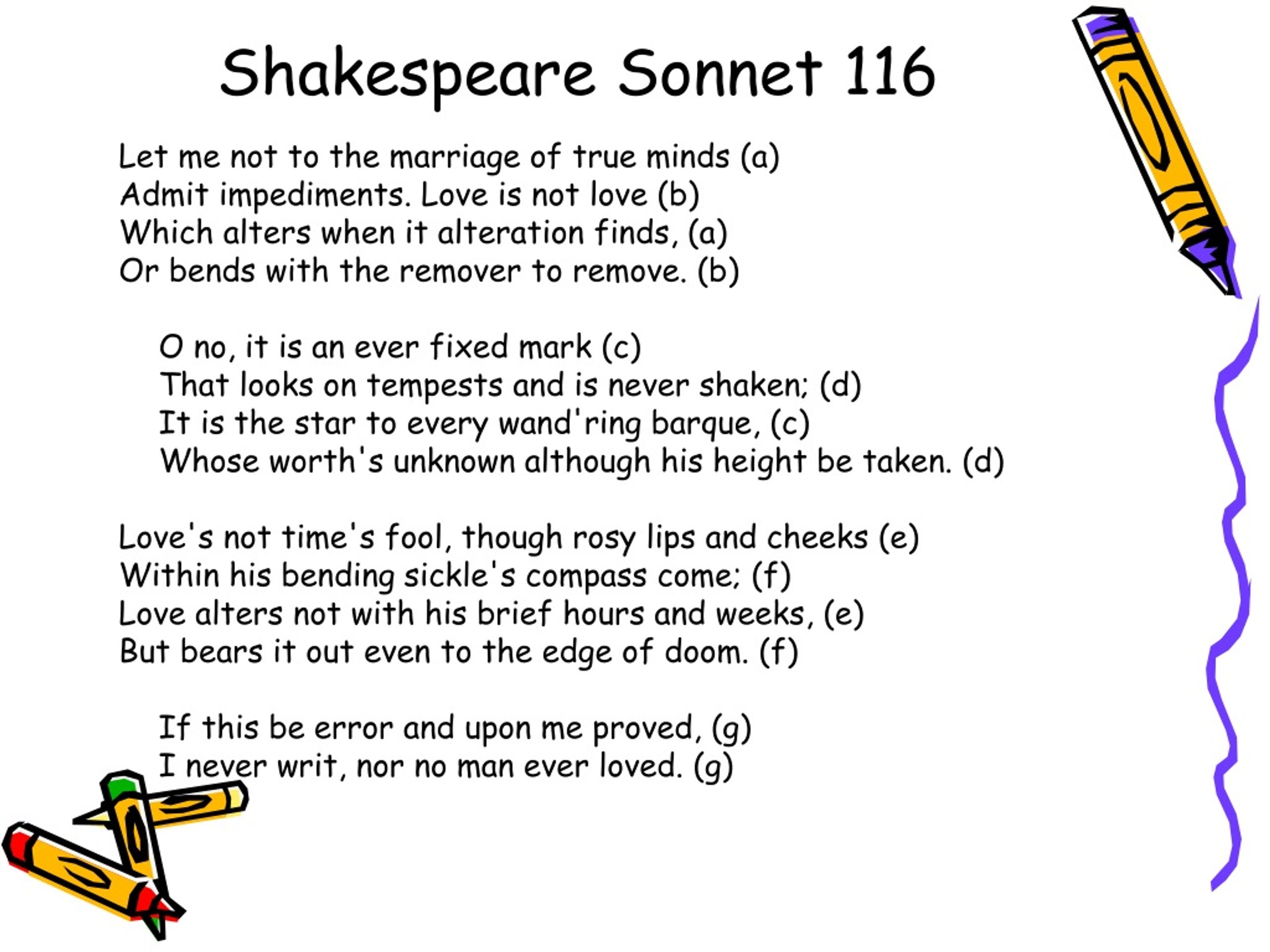 Shakespearean Sonnet Template