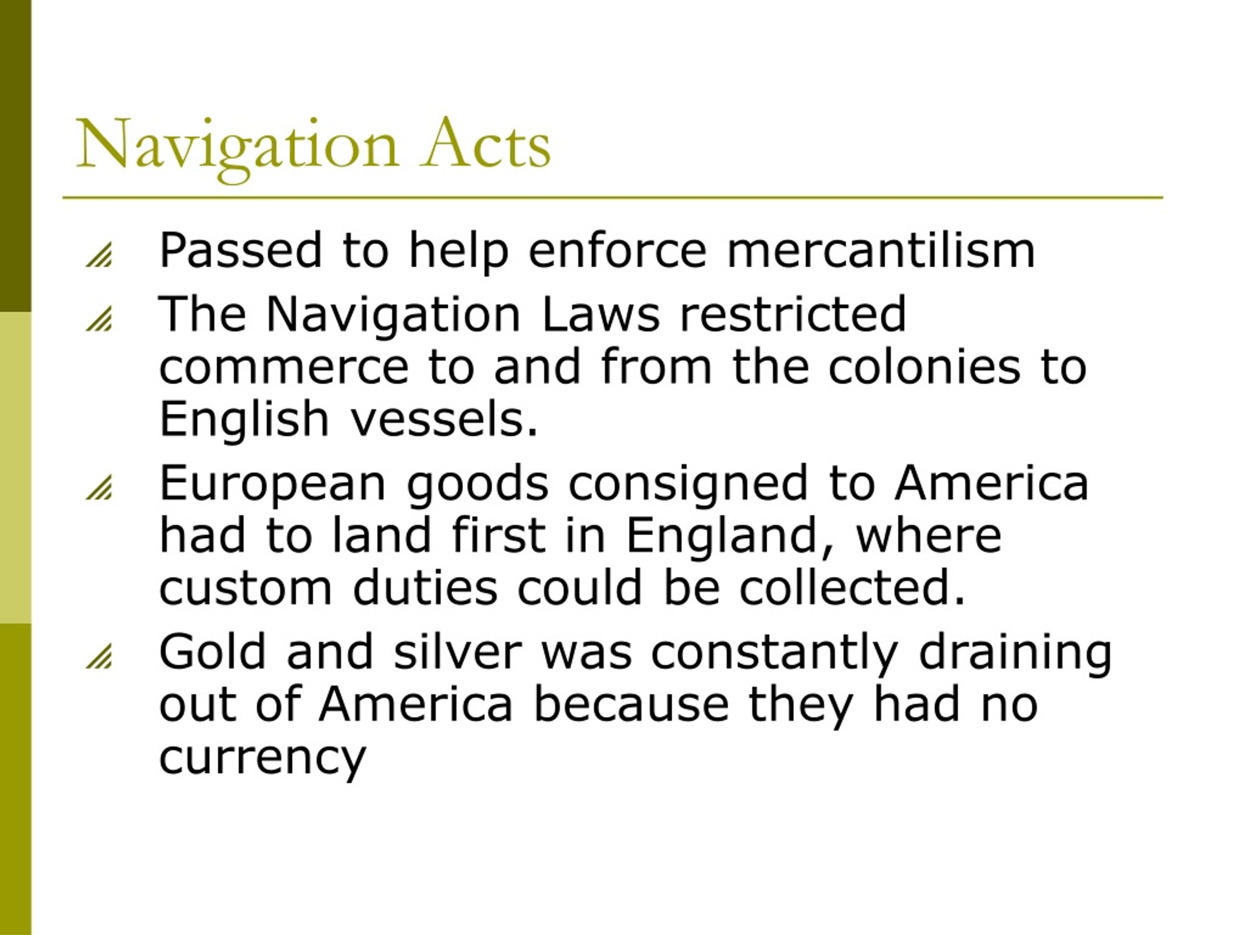 Navigation Act Apush 82