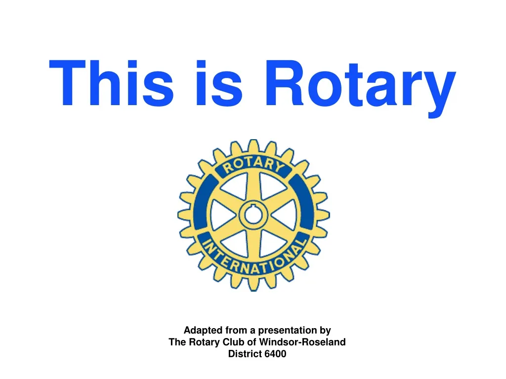 this is rotary n.