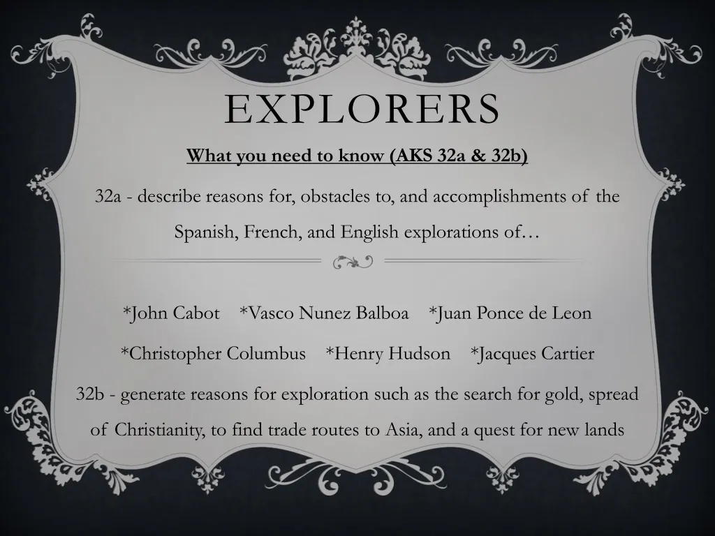 explorers n.