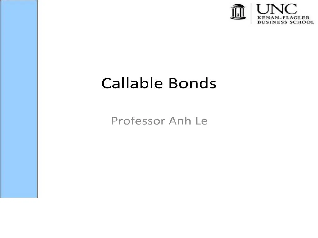 Ppt callable bonds powerpoint presentation free download id 465362