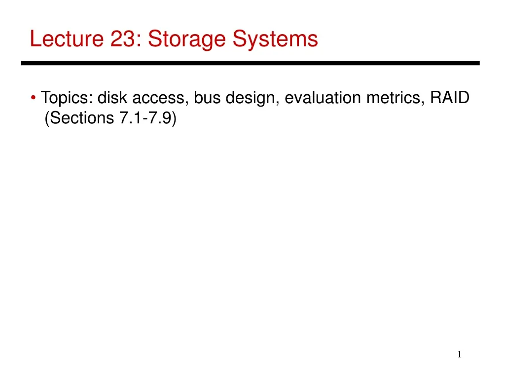 lecture 23 storage systems n.