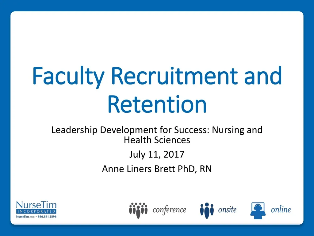 PPT - Faculty Recruitment And Retention PowerPoint Presentation, Free ...