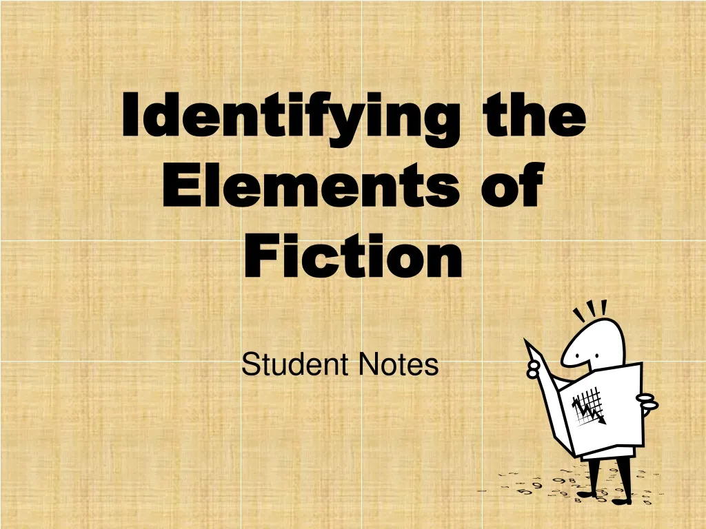 two elements of fiction