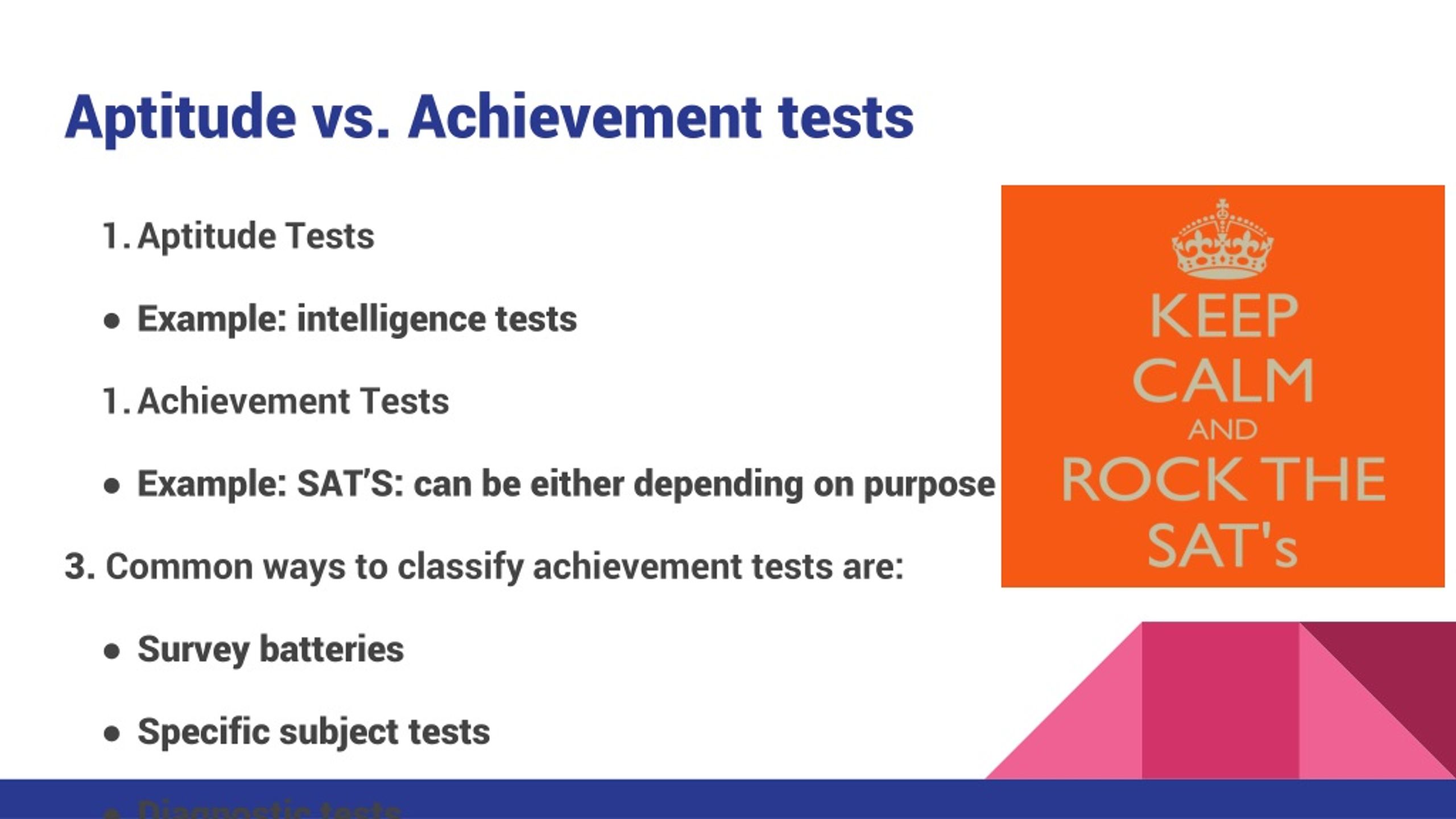 aptitude-tests-are-designed-to-measure-ones