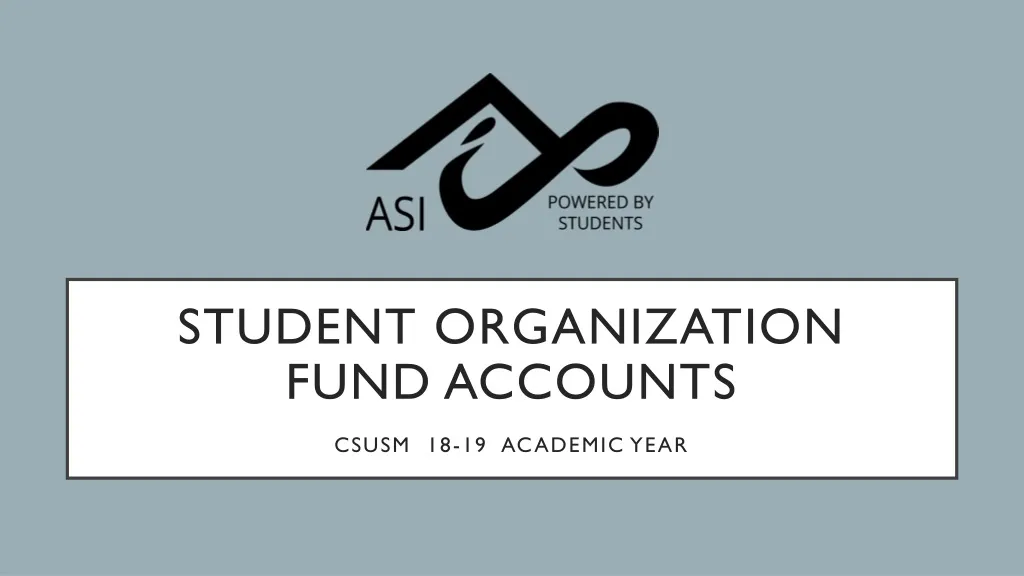 student organization fund accounts csusm 18 19 academic year n.
