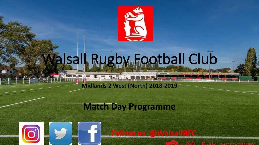 PPT - Walsall Rugby Football Club PowerPoint Presentation, free ...