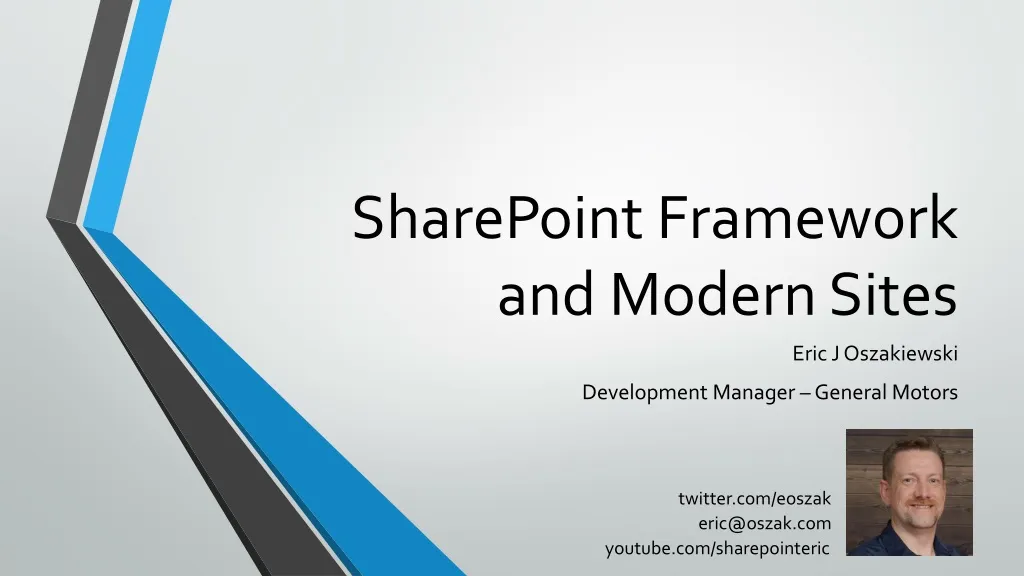 sharepoint framework and modern sites n.