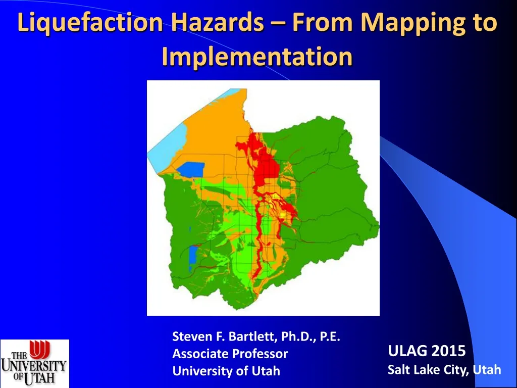 PPT Liquefaction Hazards From Mapping to Implementation PowerPoint Presentation ID469516