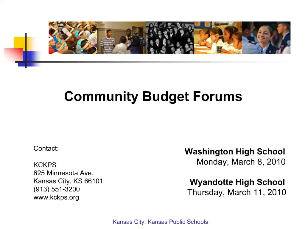 PPT Kansas City Kansas Public Schools PowerPoint Presentation free