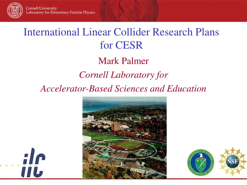 international linear collider research plans for cesr n.