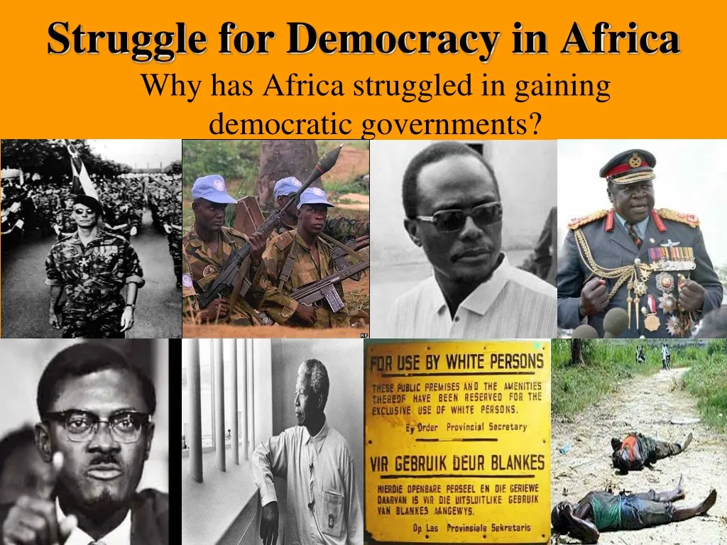 struggle for democracy in africa n.