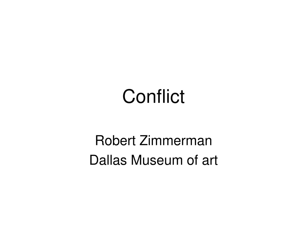 conflict n.