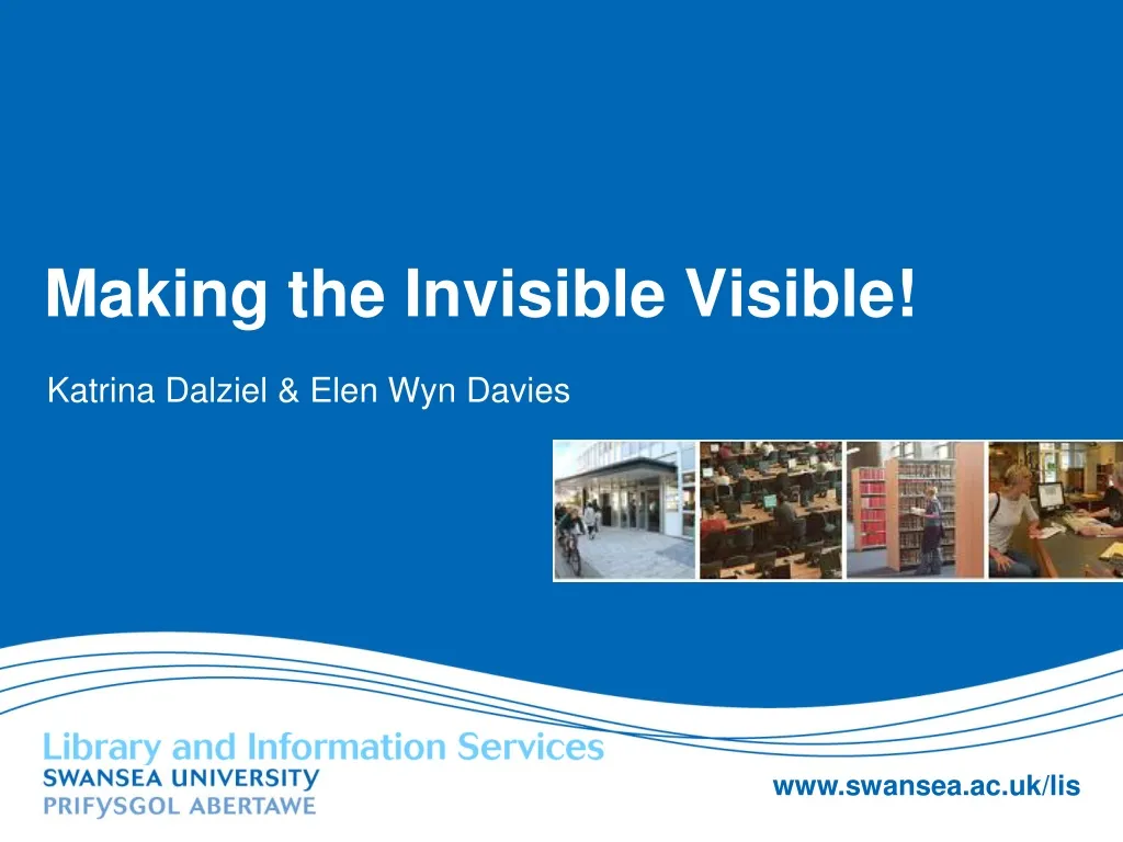 PPT Making the Invisible Visible! PowerPoint Presentation, free