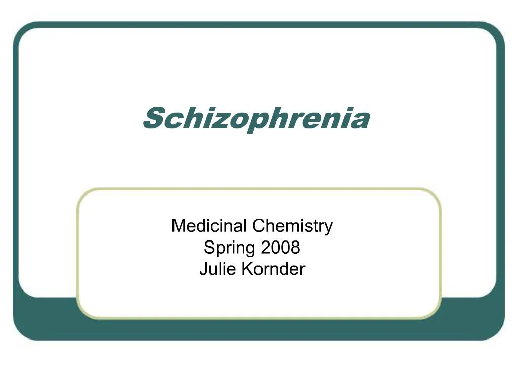 PPT - Schizophrenia PowerPoint Presentation, Free Download - ID:472599