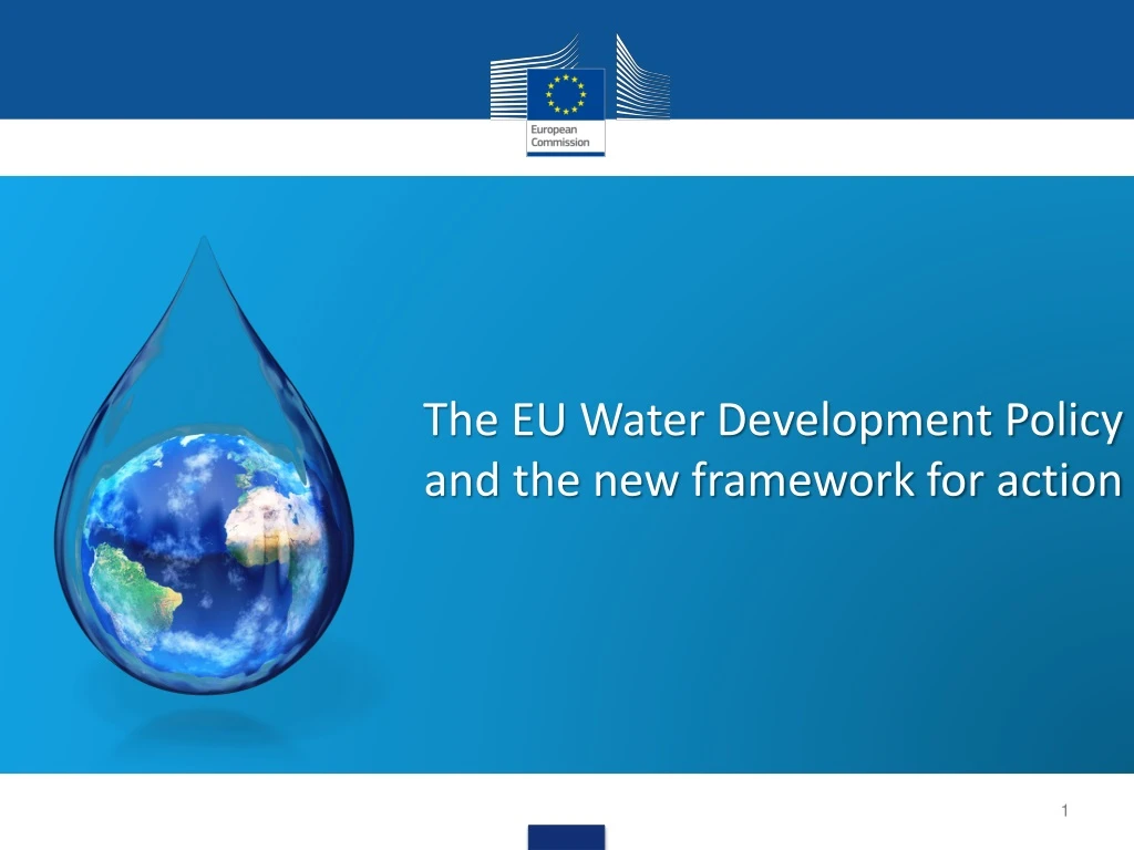 the eu water development policy n.
