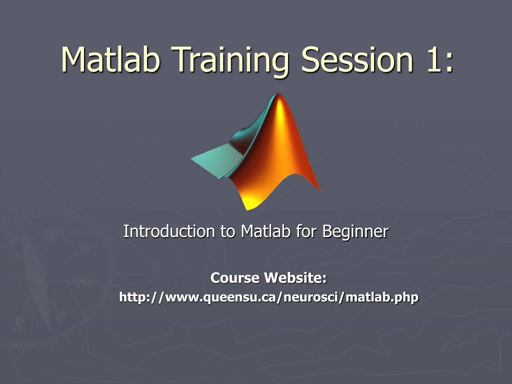 PPT - Matlab Training Session 1: PowerPoint Presentation, Free Download ...