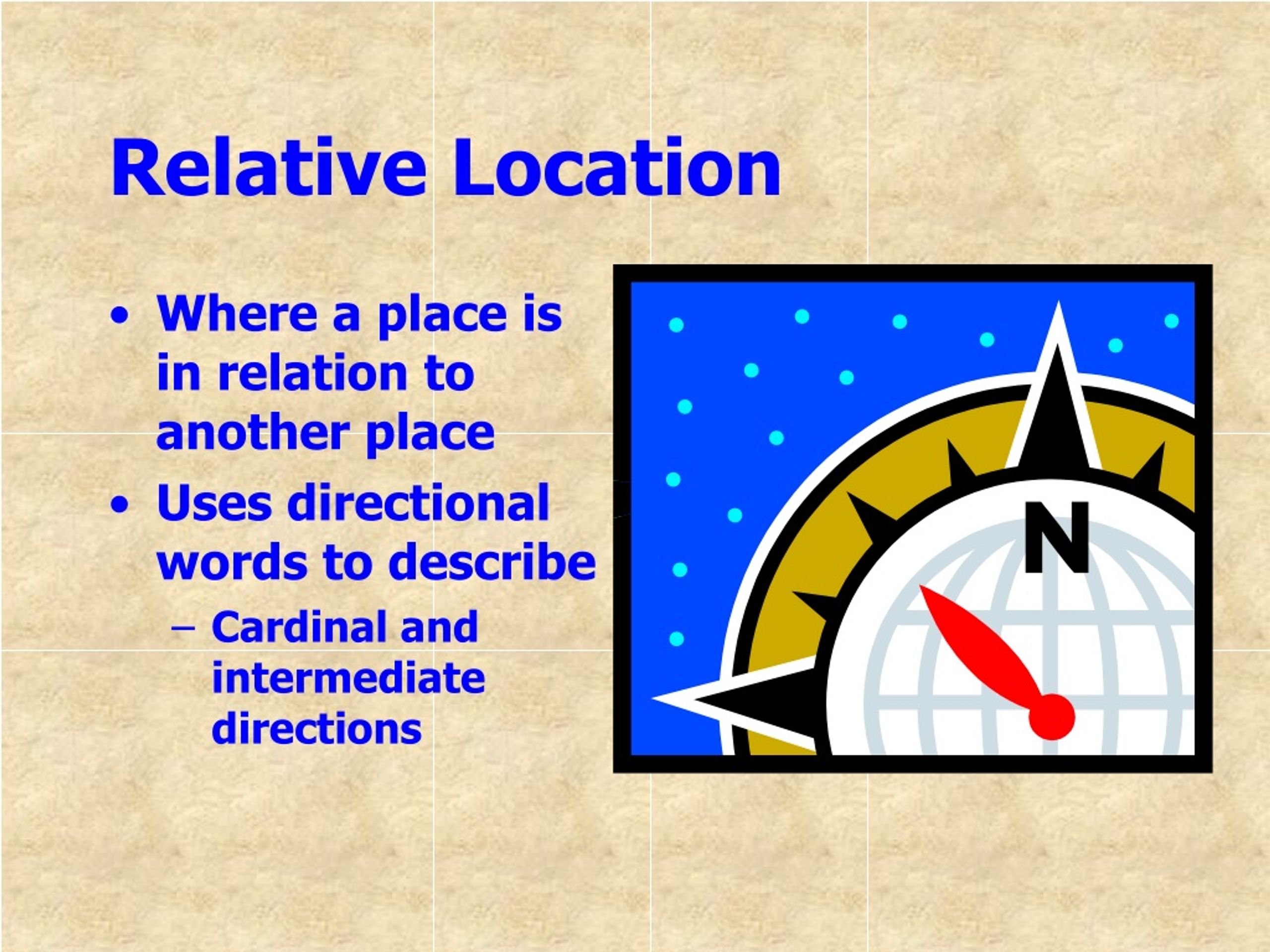 definition of relative location