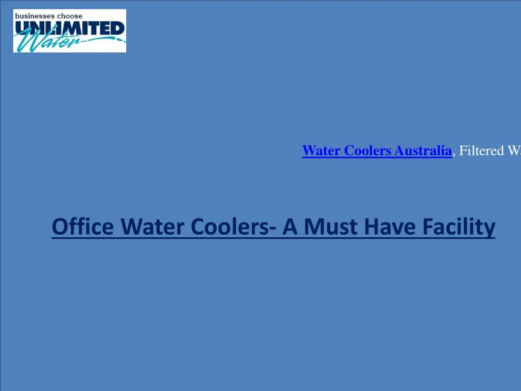 water coolers australia filtered water office n.