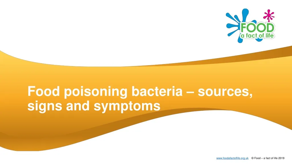 food poisoning bacteria sources signs and symptoms n.