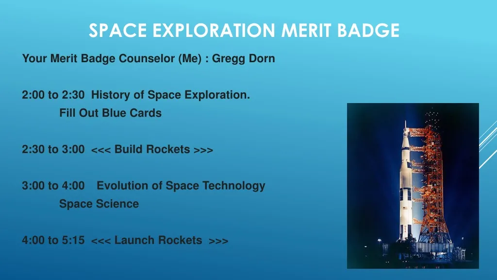 PPT - SPACE EXPLORATION MERIT BADGE PowerPoint Presentation, free