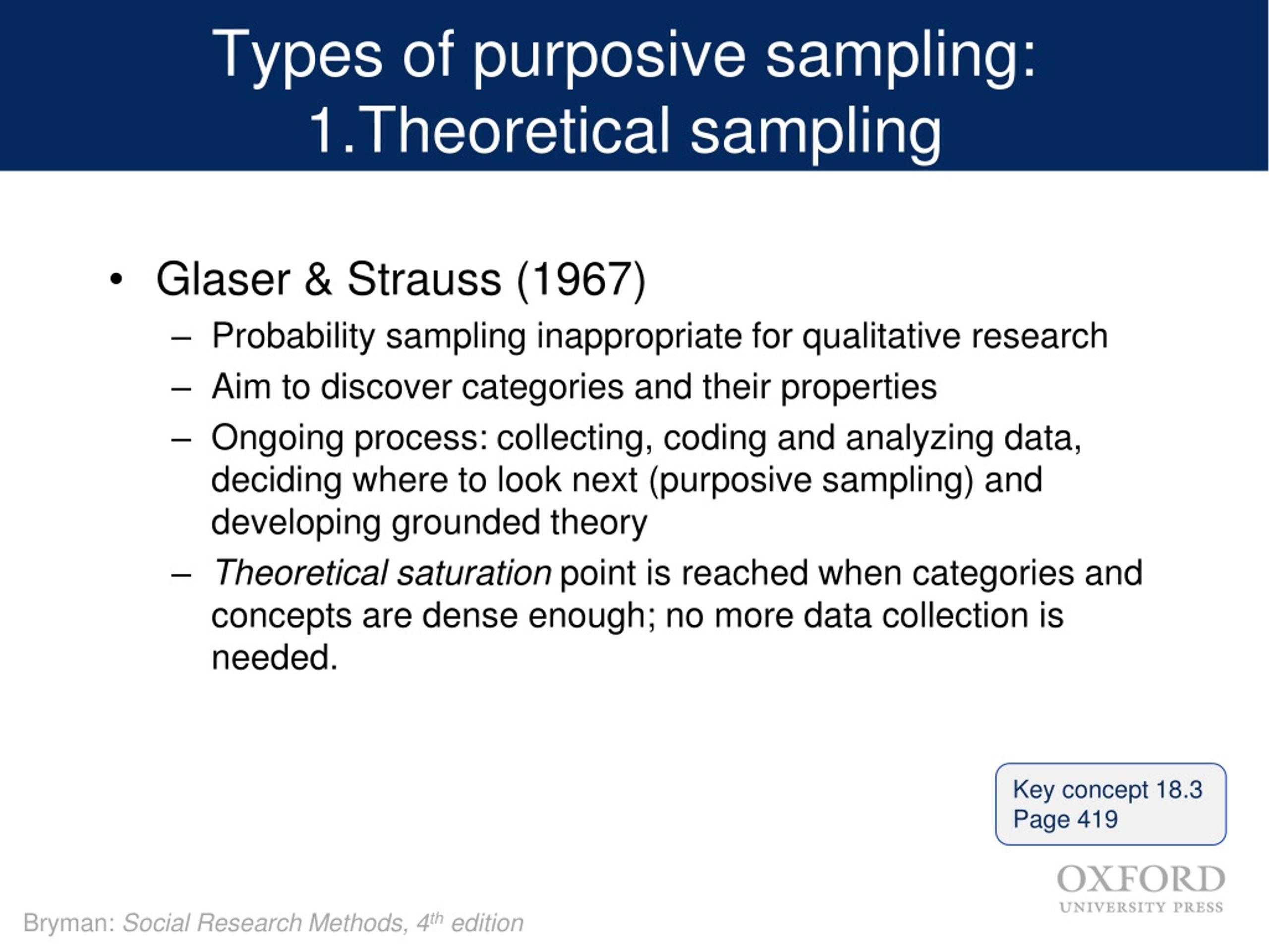 theoretical sampling case study