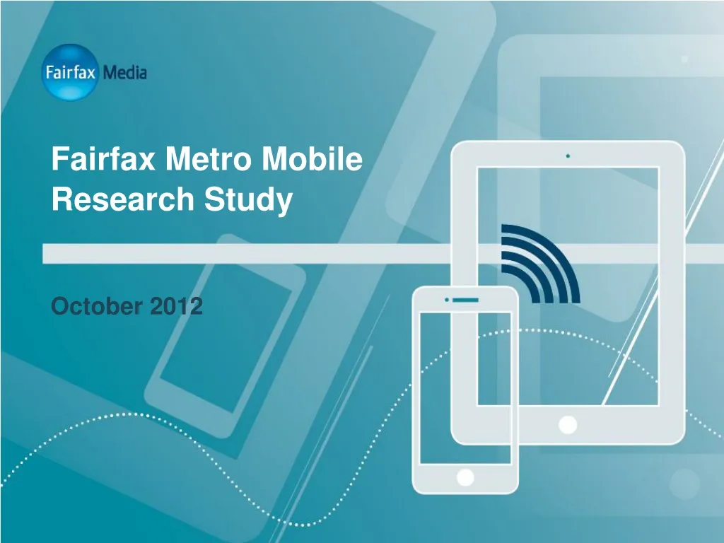 fairfax metro mobile research study n.