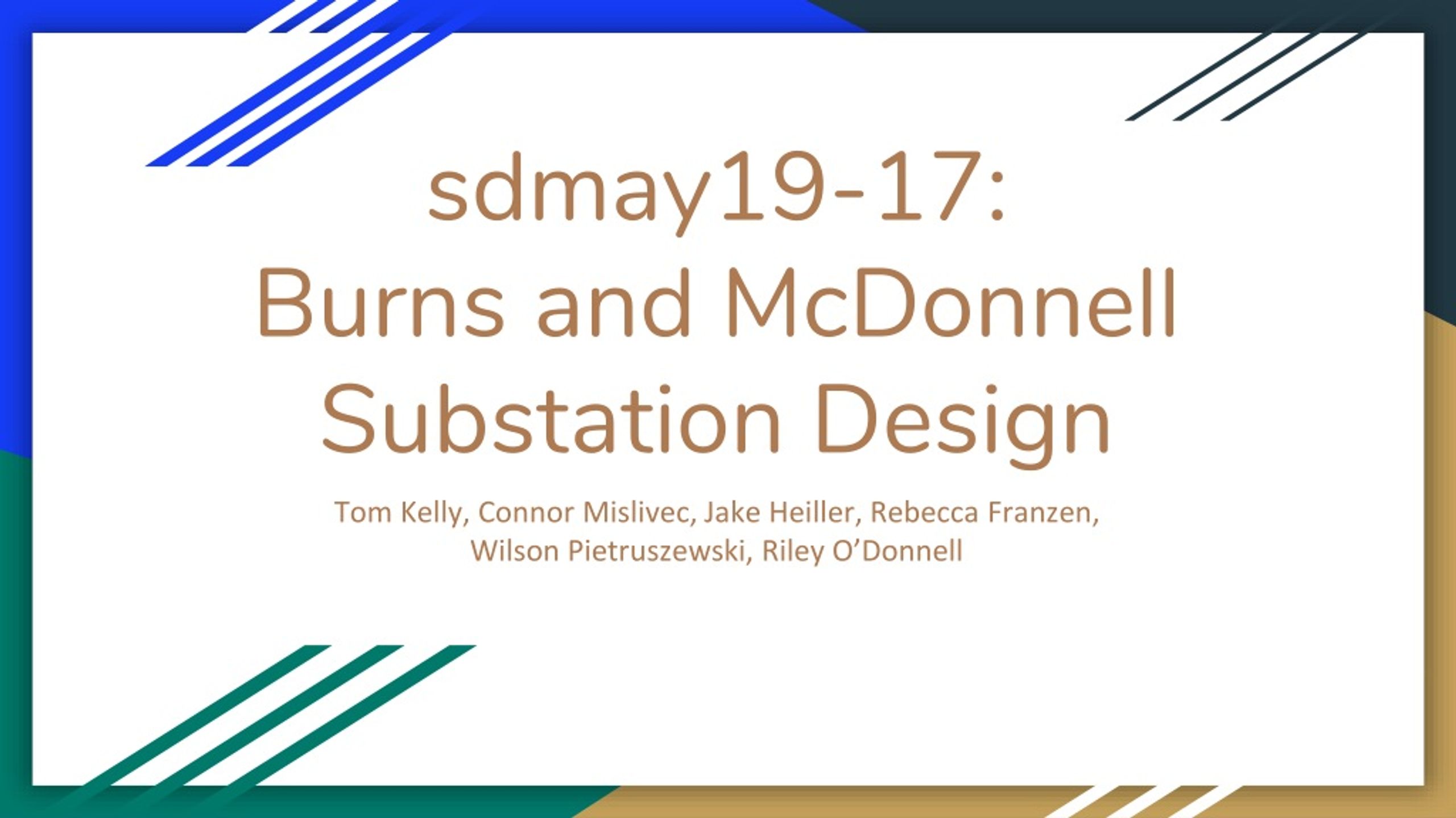 ppt-sdmay19-17-burns-and-mcdonnell-substation-design-powerpoint-presentation-id-487469
