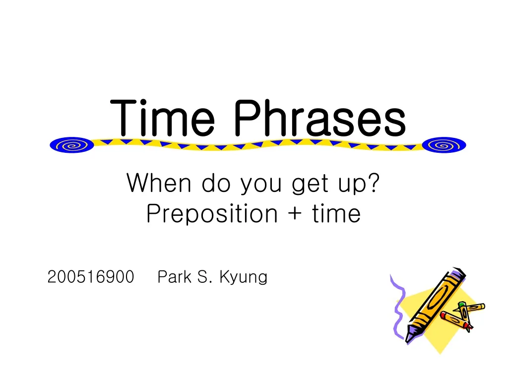 time phrases n.