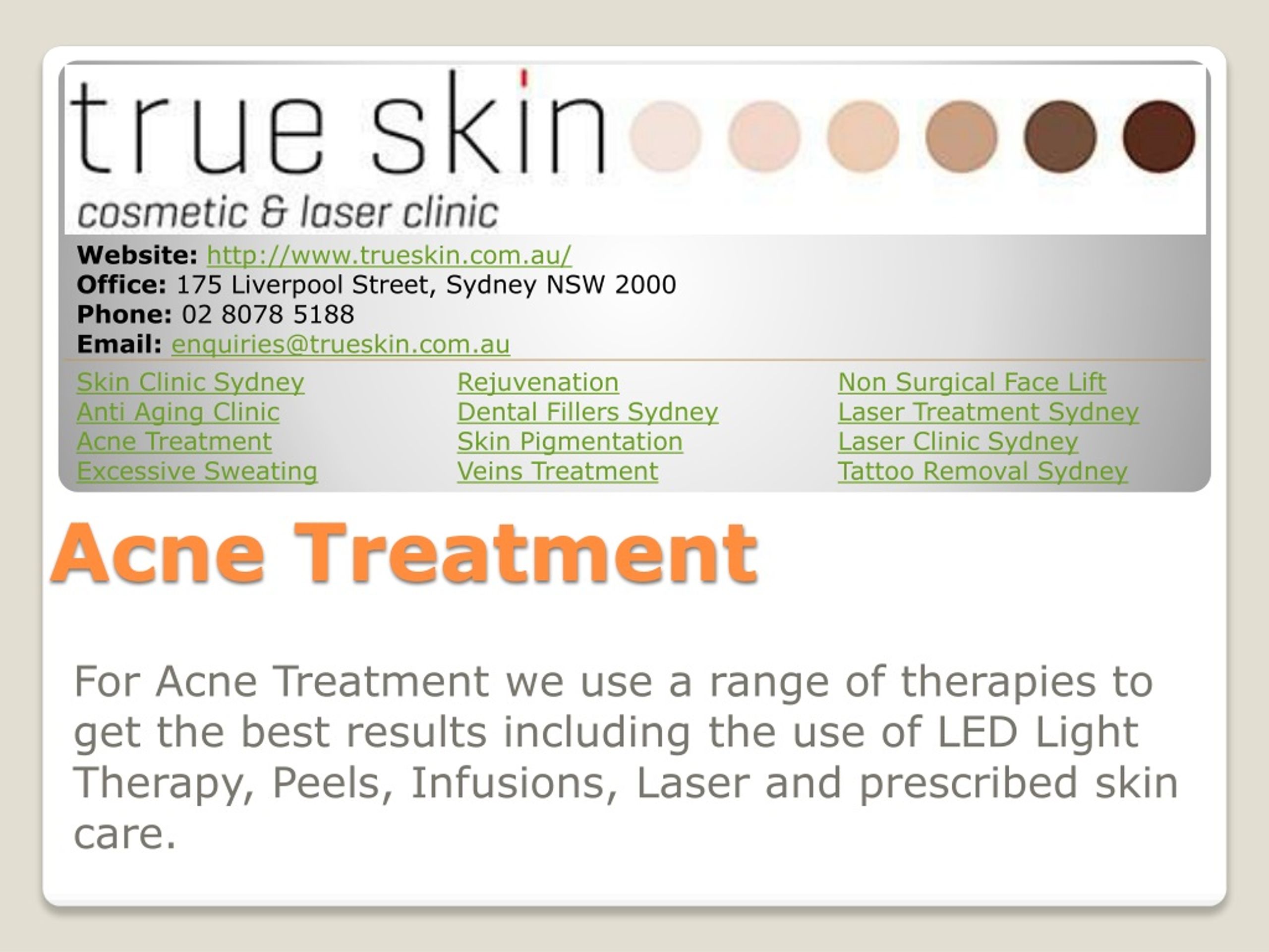 PPT - True Skin Cosmetic and Laser Clinic PowerPoint Presentation, free  download - ID:489496