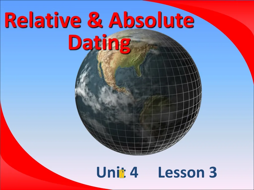 relative absolute dating n.