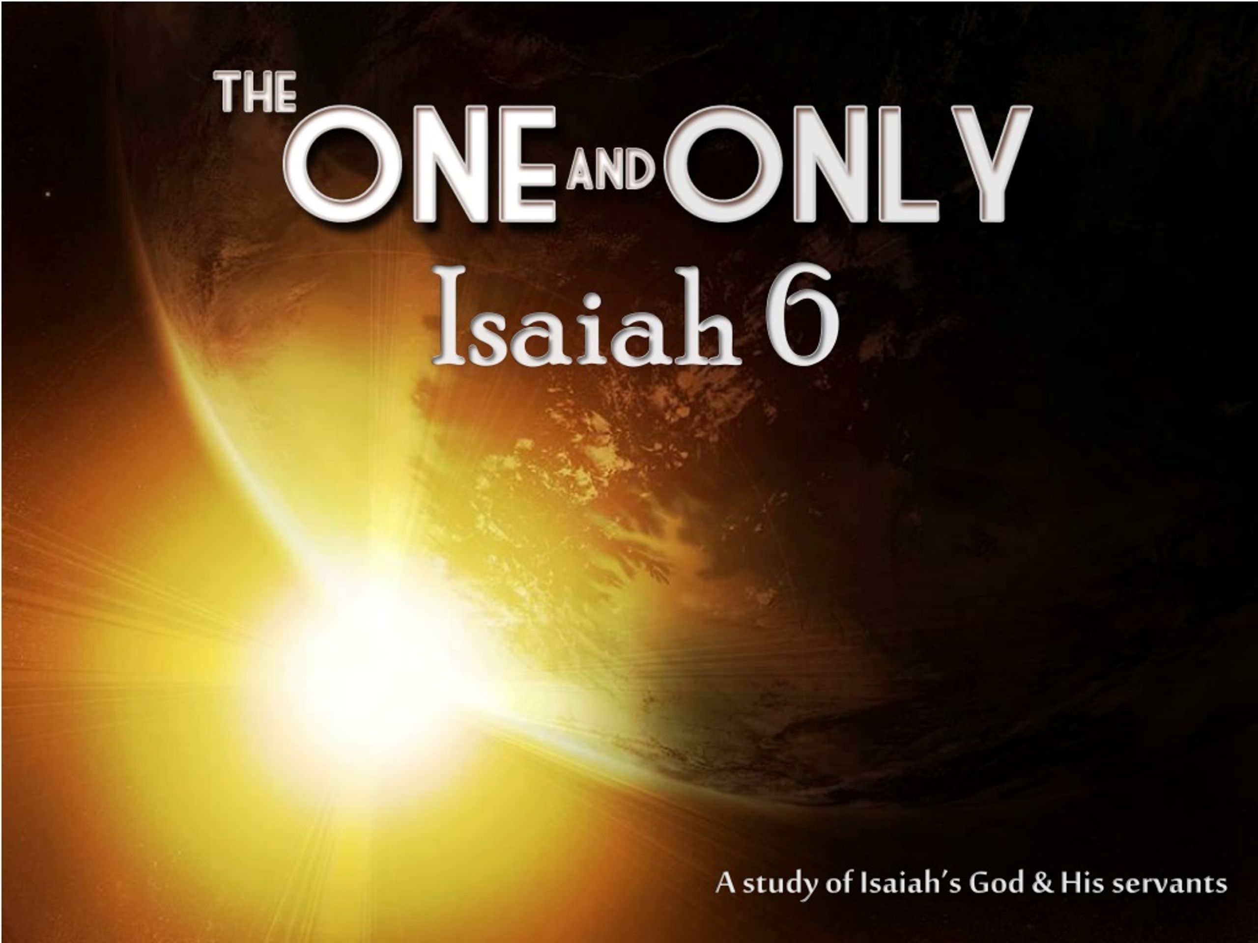 PPT Isaiah 6 PowerPoint Presentation, free download ID495475