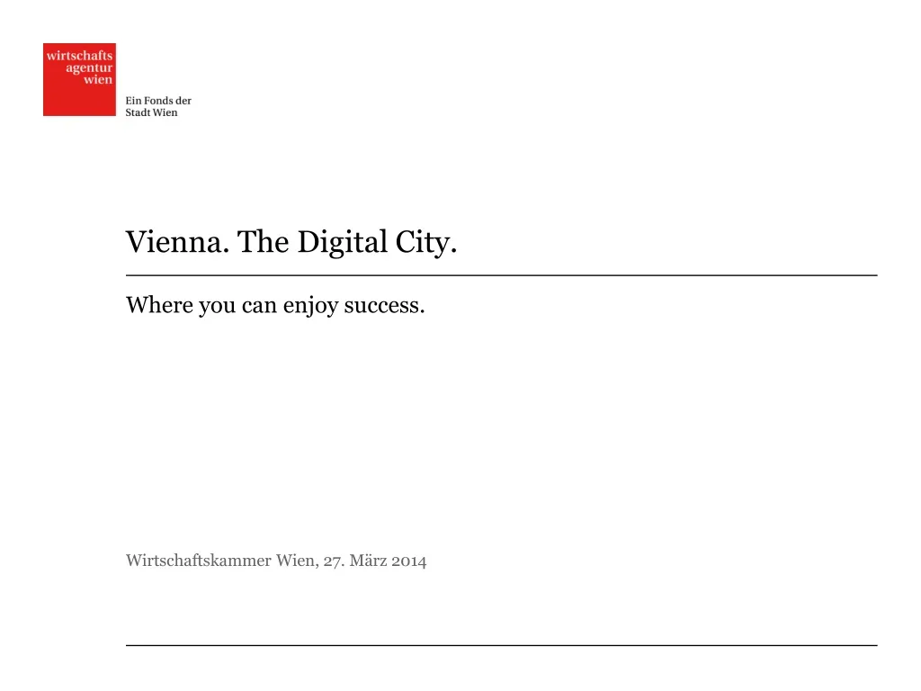 vienna the digital city n.