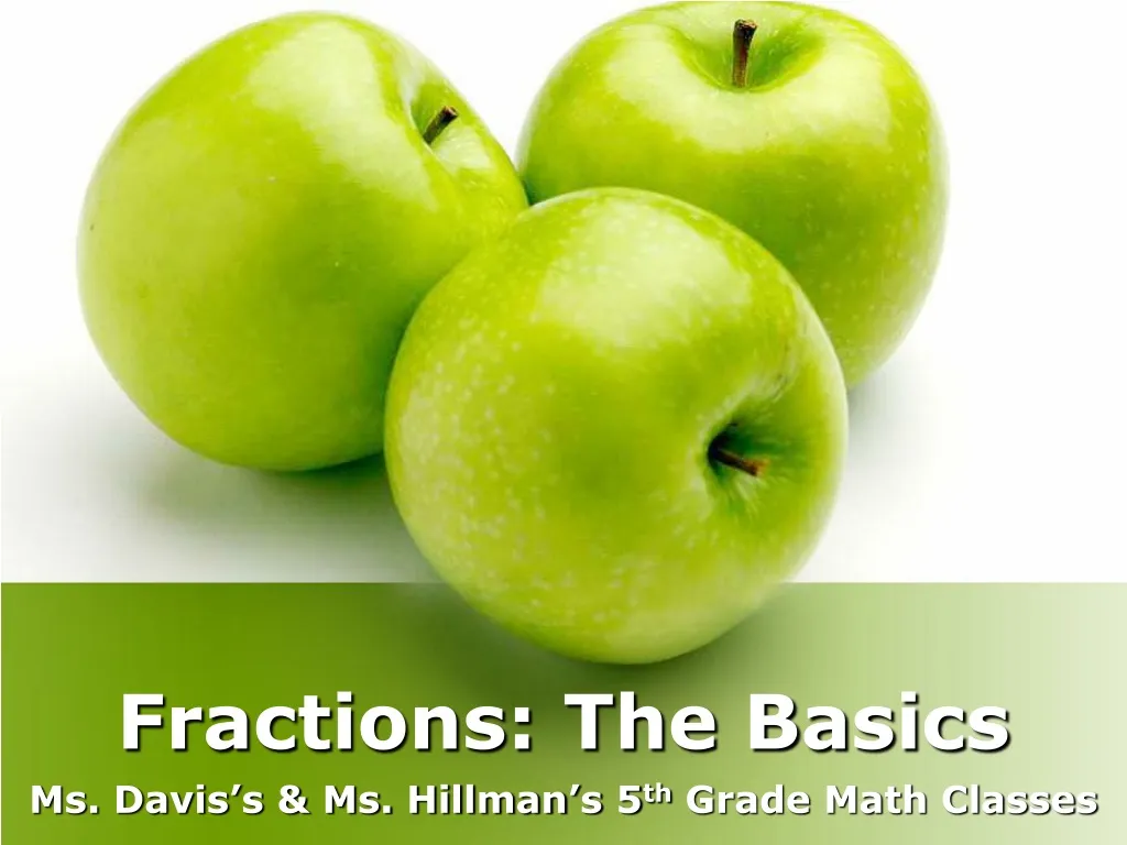 fractions the basics n.