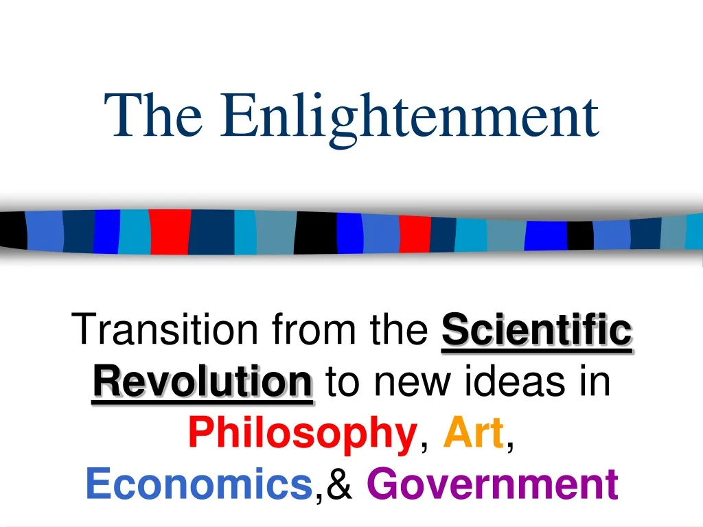 Ppt The Enlightenment Powerpoint Presentation Free Download Id501482 5141