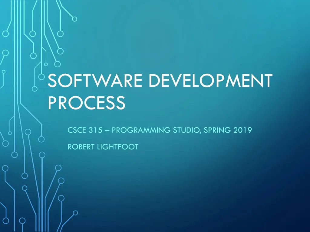 software development process presentation