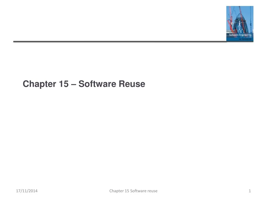chapter 15 software reuse n.