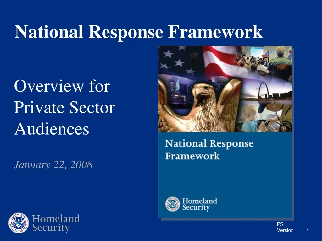 PPT - National Response Framework PowerPoint Presentation, Free ...