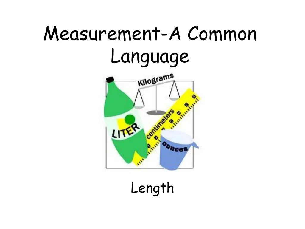 measurement a common language n.