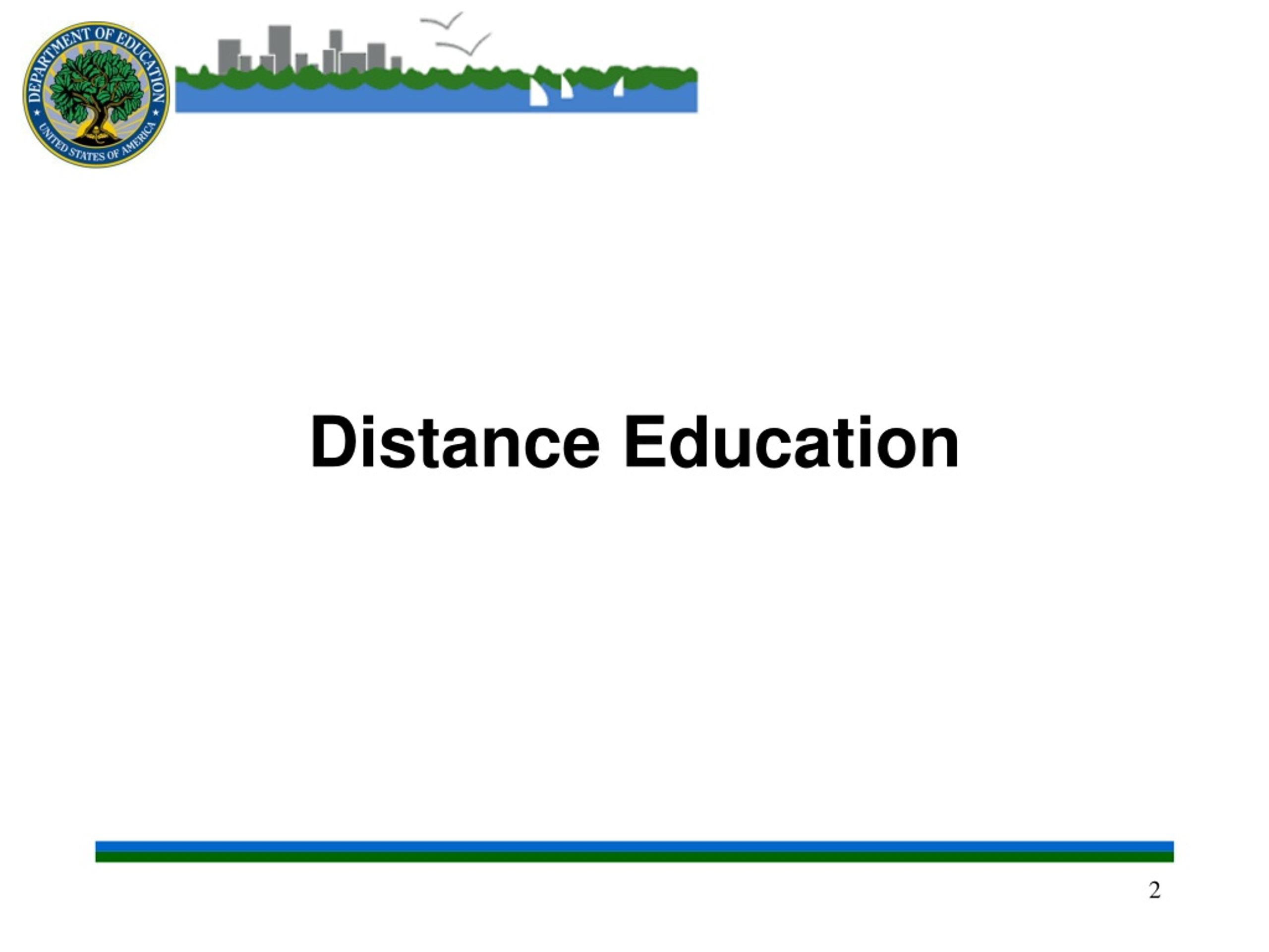 powerpoint presentation on distance education