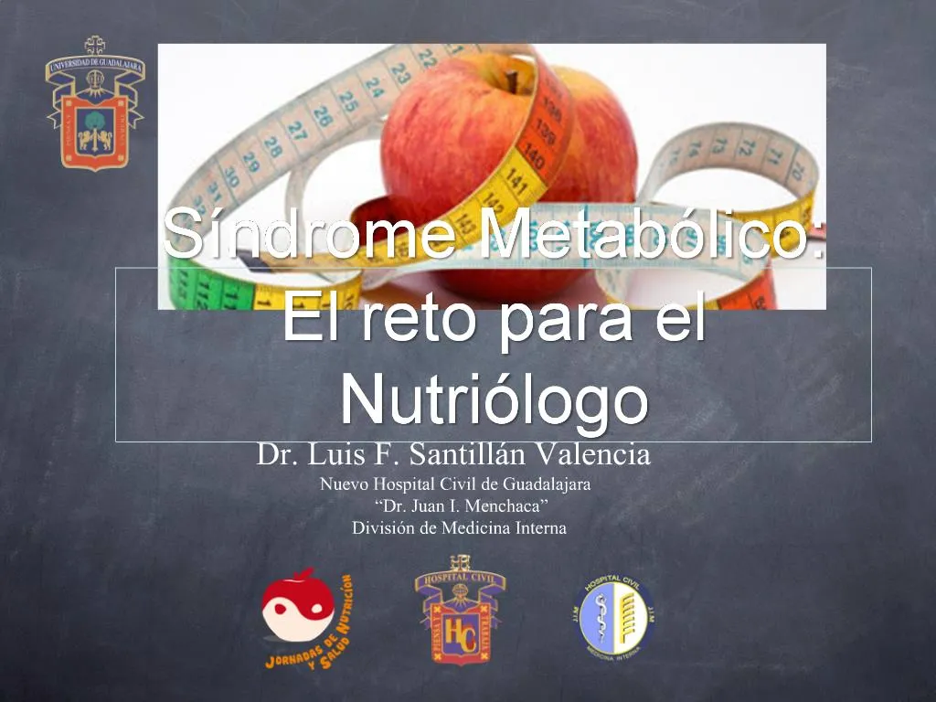 PPT S Ndrome Metab Lico El Reto Para El Nutri Logo PowerPoint Presentation ID