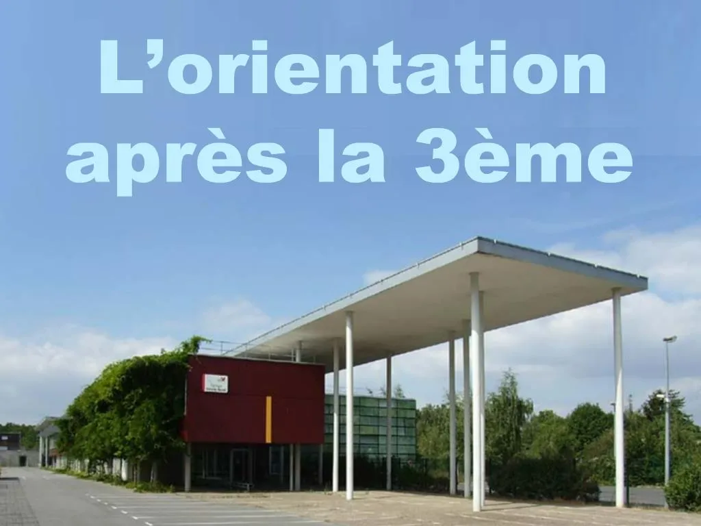PPT La Voie G N Rale Et Technologique PowerPoint Presentation Free 