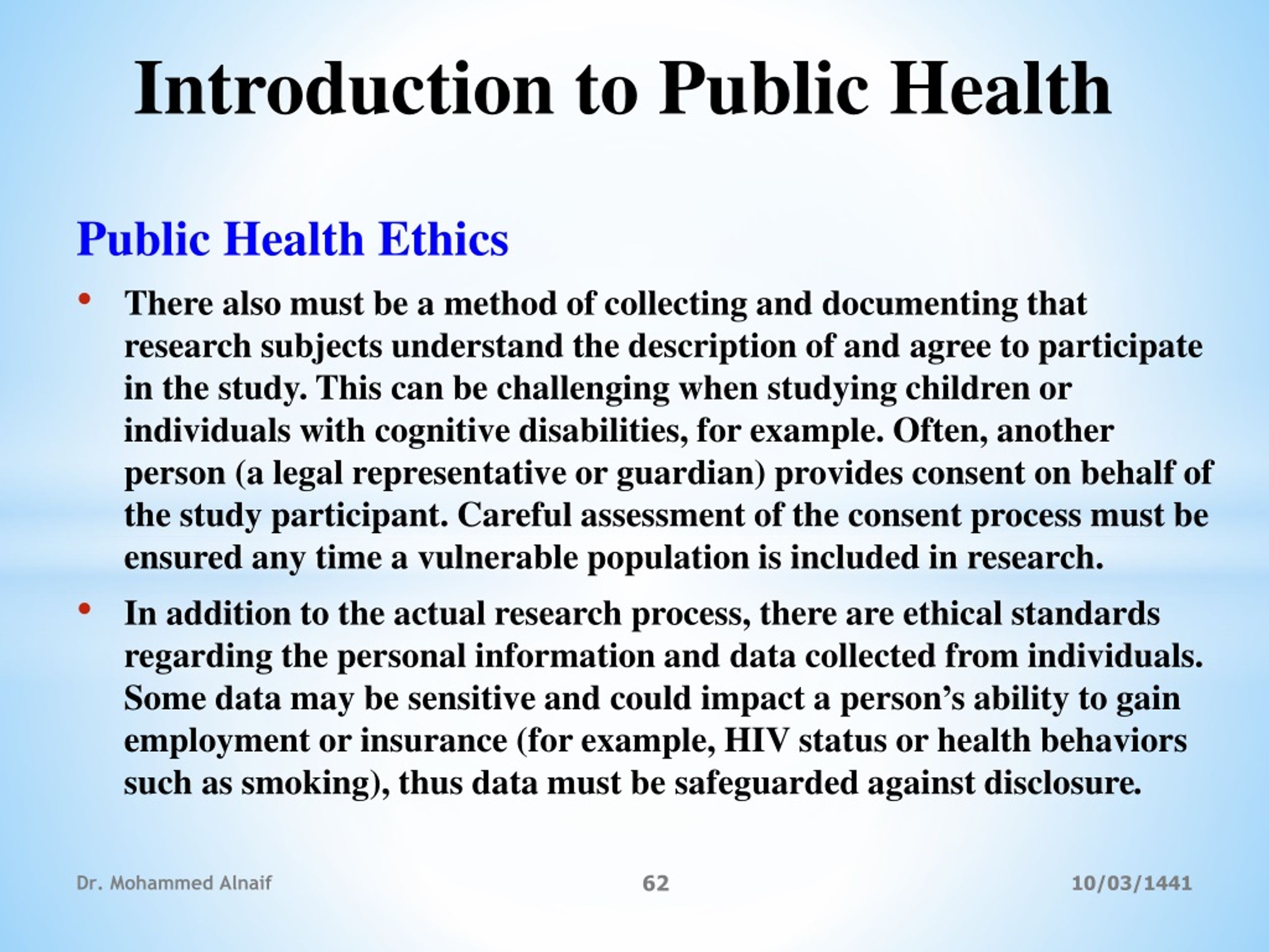 PPT - PA 507 – Introduction to Public Health First Semester 1437/ 1438 ...